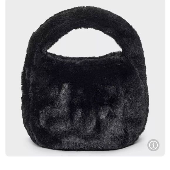 Wild Fable Mini Faux Fur Top Handle Bag NWT - Picture 1 of 3